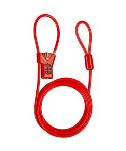 Vajerlås 4.8x2000mm dubbel med kodlås