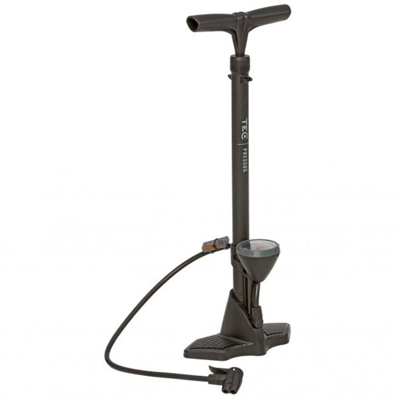 TEC Fotpump Pressus med mätare inkl.adapter – Cykelpumpar TEC Fotpump Pressus med mätare inkl.adapter