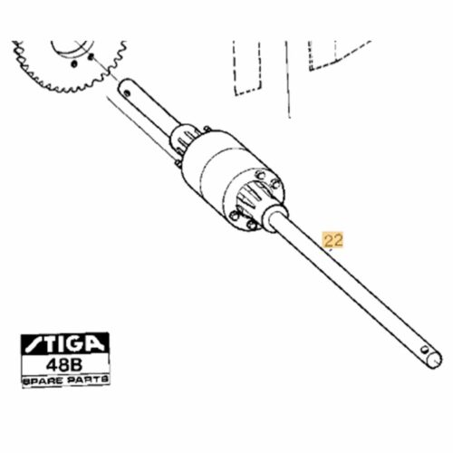 Stiga DIFFERENTIALAXEL 100-019B (1134-1694-04)