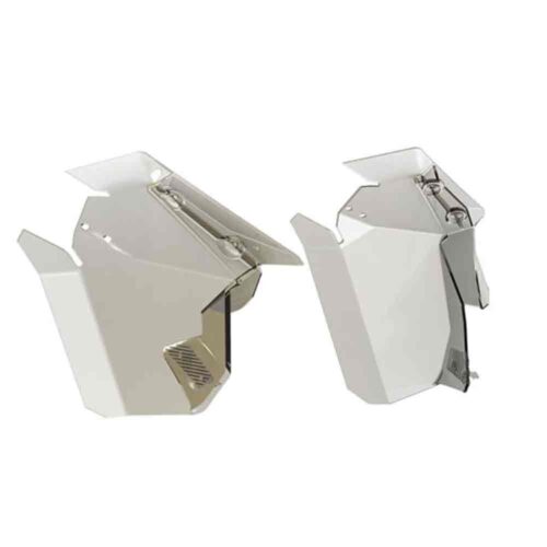 Ski-Doo Windshield Side Deflector Kit Rökfärgad (REV-XS, REV-XM)