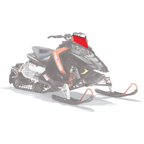 Alternative view of Polaris Låg Vindruta 18 cm - Red (AXYS)