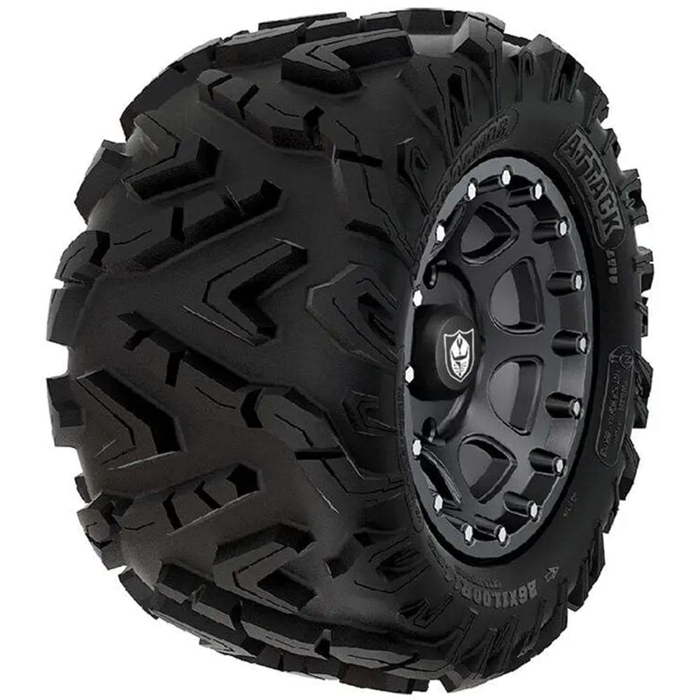 Polaris Pro Armor Wheel & Tire Set: Attack (26" R14 / 4204 Matte Black) – Hjulset ATV Polaris Pro Armor Wheel & Tire Set: Attack (26" R14 / 4204 Matte Black)