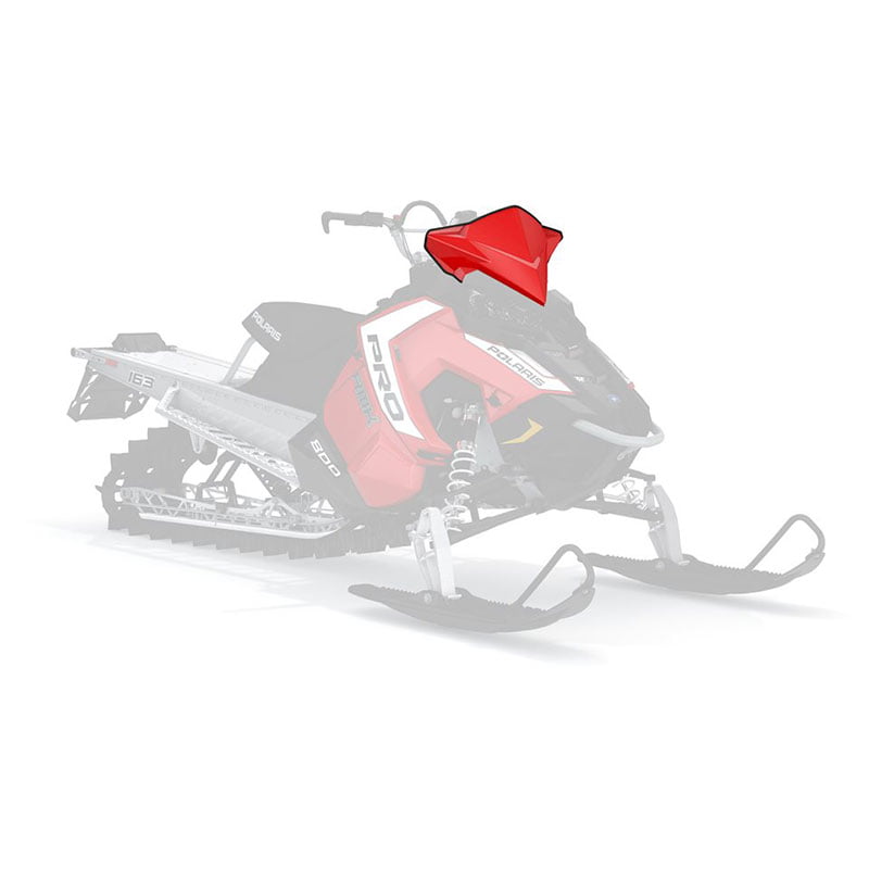 Polaris Deep Snow Mid Vindruta 33cm - Red (AXYS) – Vindrutor Polaris Deep Snow Mid Vindruta 33cm - Red (AXYS)