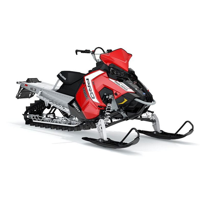 Polaris Deep Snow Mid Vindruta 33cm - Red (AXYS) – Vindrutor Polaris Deep Snow Mid Vindruta 33cm - Red (AXYS) - Bild 2