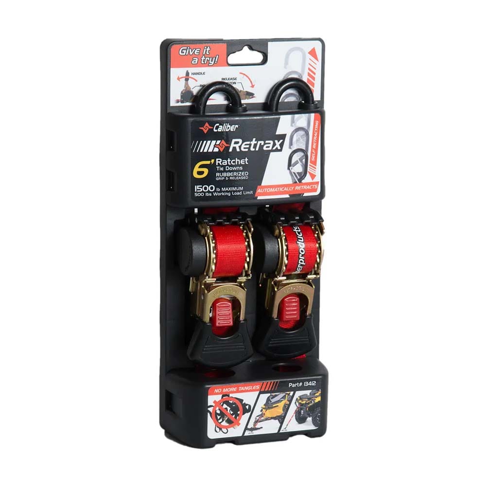 Polaris Caliber Retrax 6' Self Rewind Tiedown Strap Kit (2pc) – Partstream Caliber Retrax 6' Self Rewind Tiedown Strap Kit (2pc)