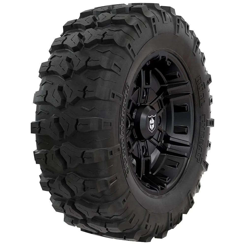 Polaris Pro Armor Wheel & Tire Set: Dual-Threat 26" R14 / 4202 Matte Black – Hjulset ATV Pro Armor Wheel & Tire Set: Dual-Threat 26" R14 / 4202 Matte Black