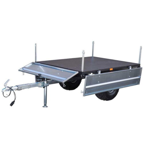IB Road traffic homologated offroad platform trailer "IB 165" R1A 500kg - Bild 7