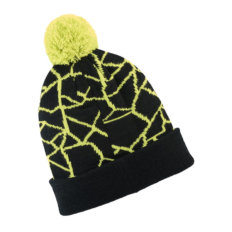 Polaris Shattered Cuff Mössa Black Lime – Utgångna produkter Polaris Shattered Cuff Mössa Black Lime - Bild 3