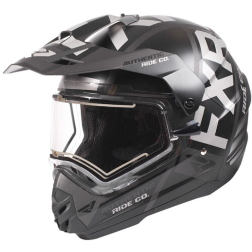FXR Torque X Evo Helmet Med Elektriskt Visir Black Ops