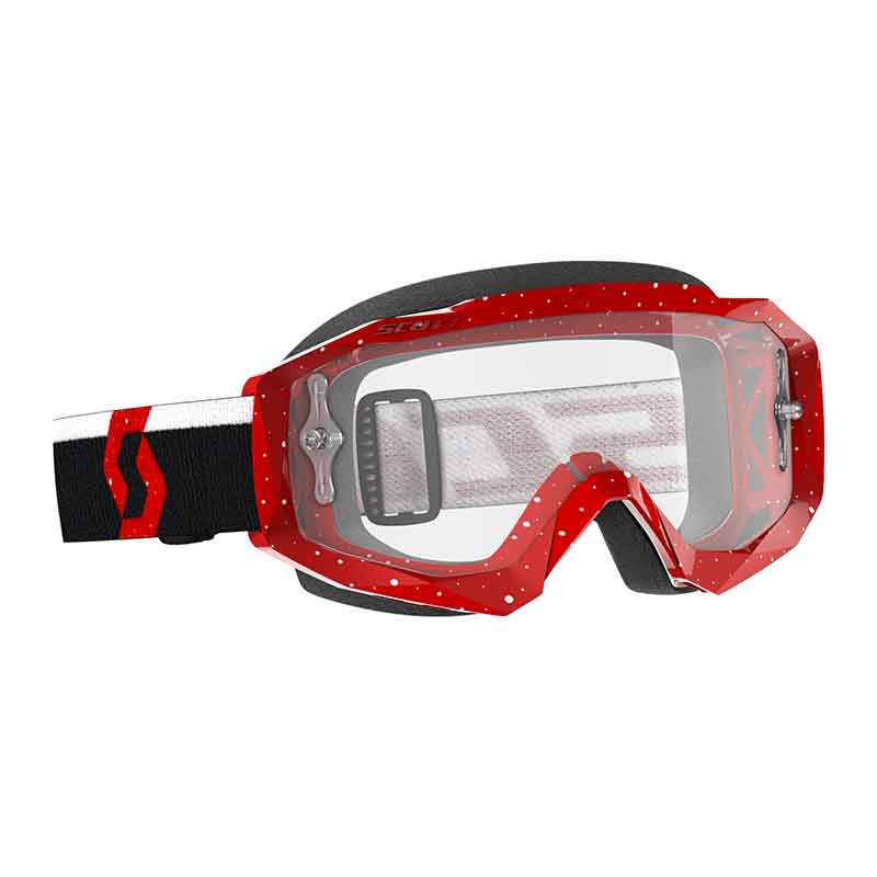 Scott Goggle Hustle X MX red/white / clear works – Utgångna produkter Scott Goggle Hustle X MX red/white / clear works