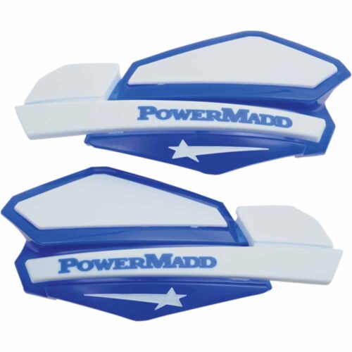Powermadd/Cobra Handguards Blue/White