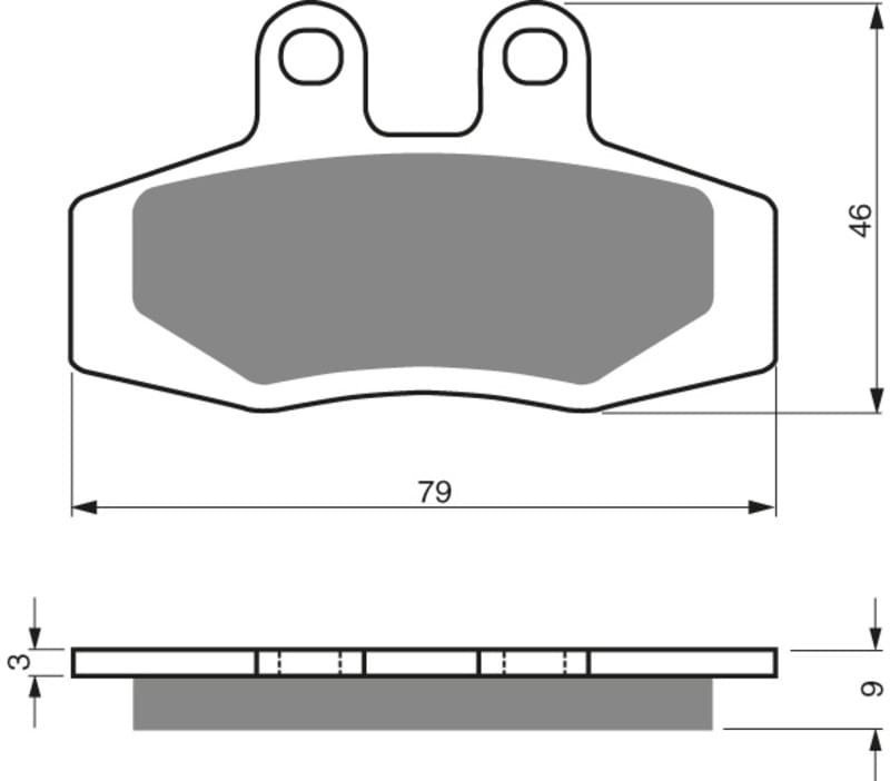 Goldfren Bromsbelägg GOLDFREN 026 Ceramic Carbon AD – Bromsbelägg Bromsbelägg GOLDFREN 026 Ceramic Carbon AD