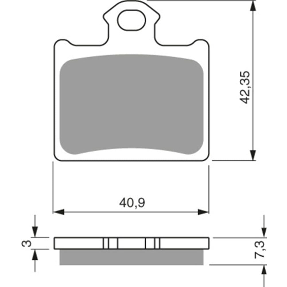 Goldfren Bromsbelägg GOLDFREN 297 Ceramic Carbon K1 – Bromsbelägg Bromsbelägg GOLDFREN 297 Ceramic Carbon K1