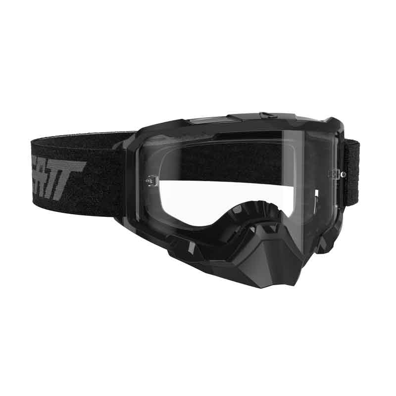 Leatt Snow Goggle Velocity 4.5 SNX Svart Klar 83% – Skoterglasögon Leatt Snow Goggle Velocity 4.5 SNX Svart Klar 83%