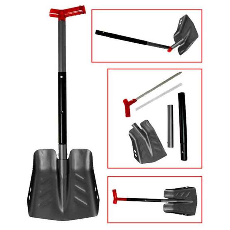 Sno-X Snö spade med såg, svart aluminium – Utgångna produkter Sno-X Snö spade med såg, svart aluminium