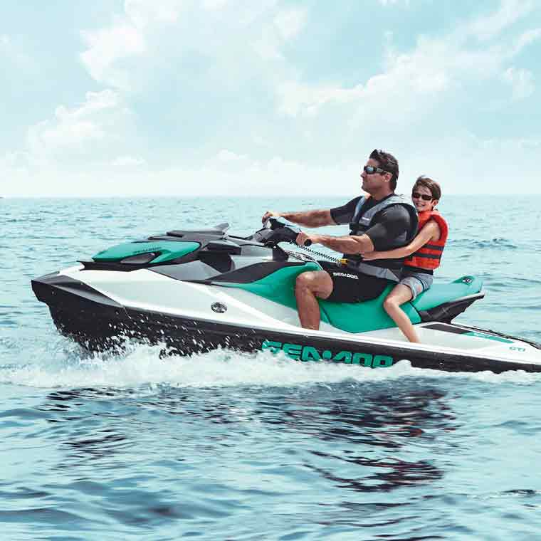 Sea-Doo GTI 90 (White & Reef Blue) 2021 – Utgångna produkter Sea-Doo GTI 90 (White & Reef Blue) 2021