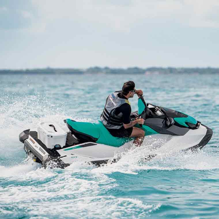 Sea-Doo GTI 90 (White & Reef Blue) 2021 – Utgångna produkter Sea-Doo GTI 90 (White & Reef Blue) 2021