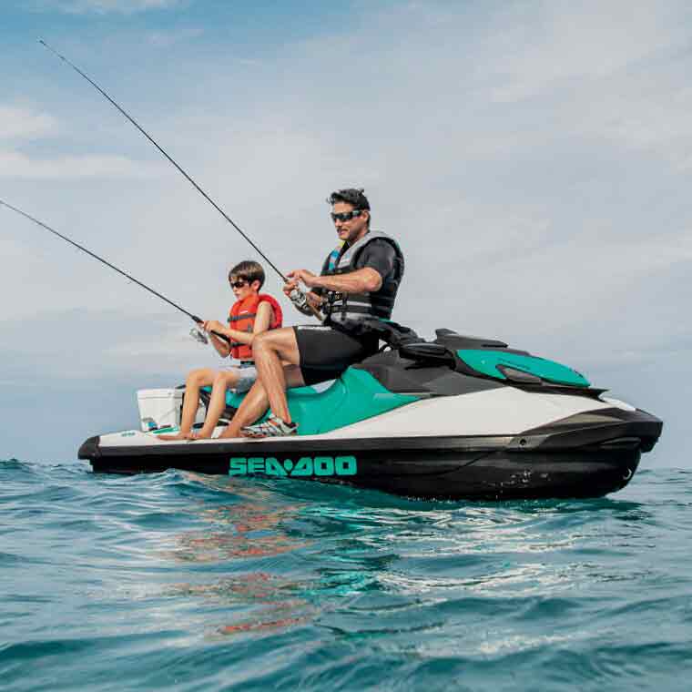 Sea-Doo GTI 90 (White & Reef Blue) 2021 – Utgångna produkter Sea-Doo GTI 90 (White & Reef Blue) 2021