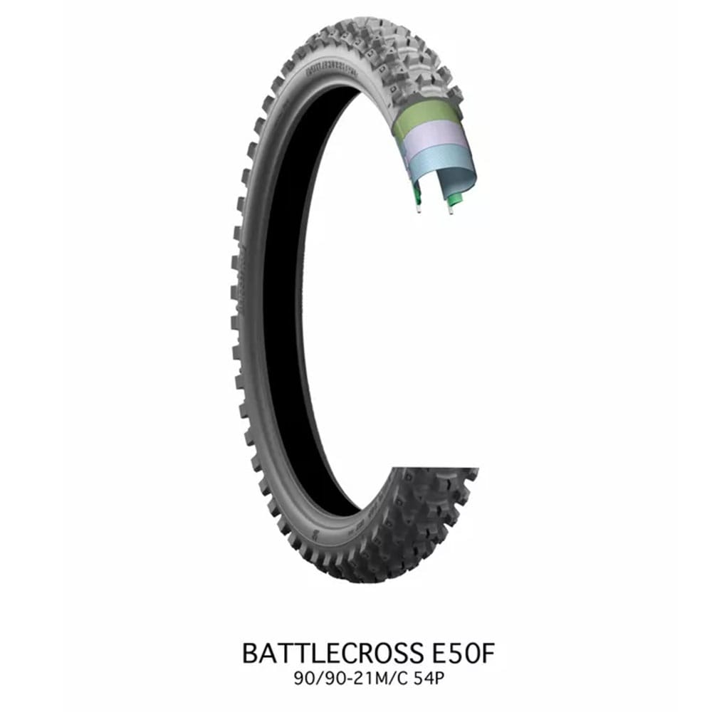 Bridgestone E50F 90/90-21 54p TT – Crossdäck Bridgestone E50F 90/90-21 54p TT