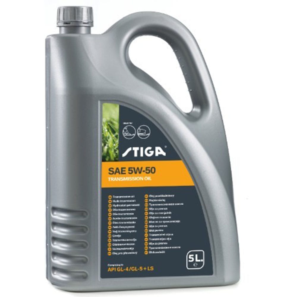 Stiga Transmission Oil Sae 5W-50 5 L – Växellådsolja Stiga Transmission Oil Sae 5W-50 5 L