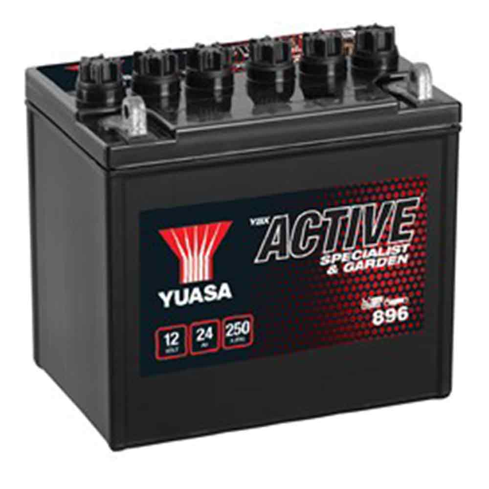 Yuasa Batteri 12V (896) 12N24-4 Vä Pp – Skog & Trädgårdsbatterier Batteri 12V (896) 12N24-4 Vä Pp