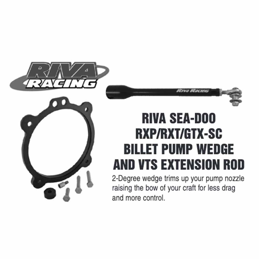Riva Sea-Doo RXP/RXT Billet Pump Wedge And VTS Extension Rod – Motor & Pump Riva Sea-Doo RXP/RXT Billet Pump Wedge And VTS Extension Rod