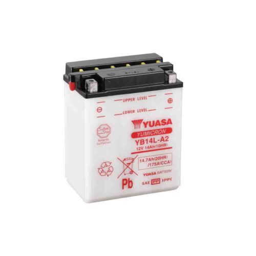 YUASA batteri YB14L-A2 (CP) Inkl syra