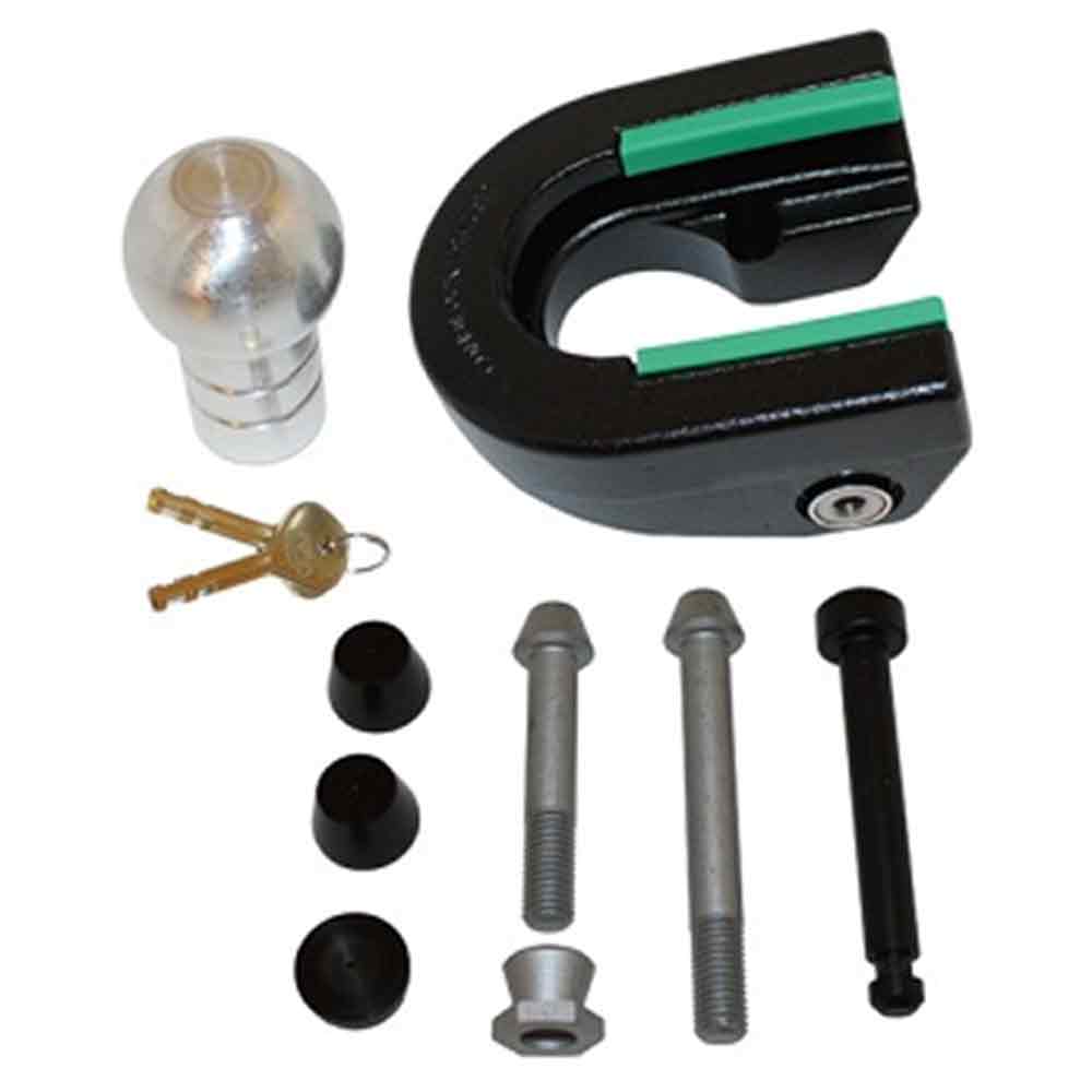 Stöldlås CombiLock (Grön) 60mm – Släpvagnslås Stöldlås CombiLock (Grön) 60mm