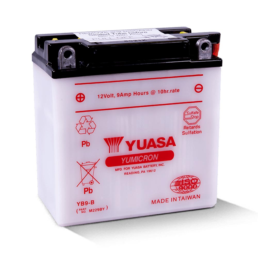 Yuasa Batteri Yuasa YB9-B – Startbatterier Batteri Yuasa YB9-B