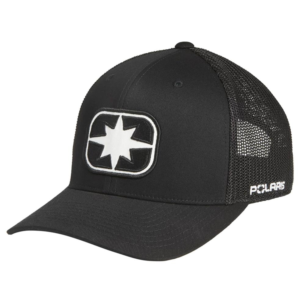 Polaris Trucker Badge Cap Black – Utgångna produkter Polaris Trucker Badge Cap Black