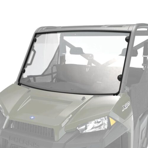 Polaris Hard Coat Poly Full Windshield, Clear (Ranger)