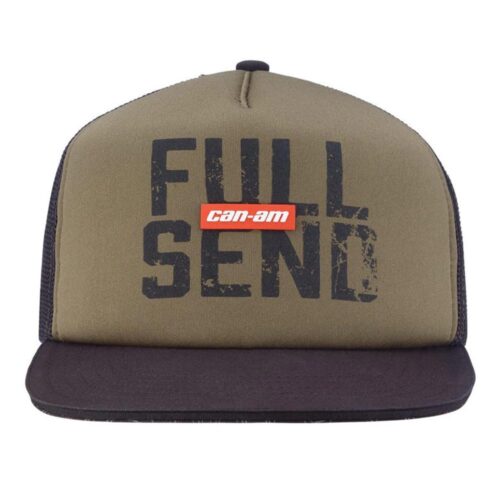 Can-Am Sender Mesh Flat Cap Khaki
