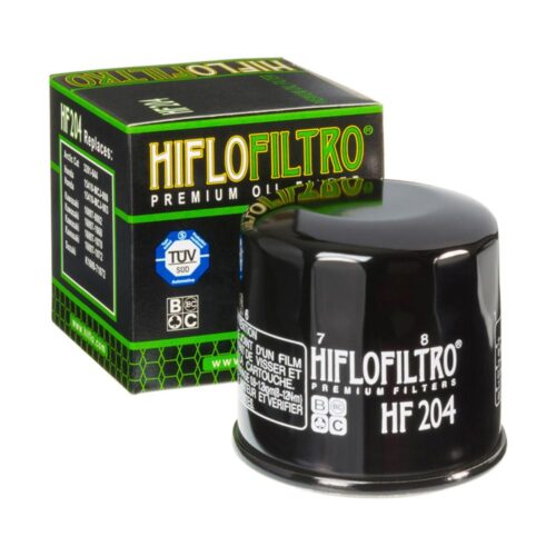 Oljefilter HiFlo HF204 Honda, Kawasaki, Arctic Cat svart