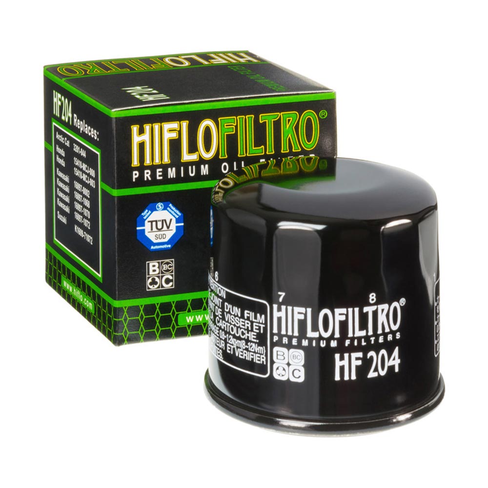 Oljefilter HiFlo HF204 Honda, Kawasaki, Arctic Cat svart – Oljefilter Oljefilter HiFlo HF204 Honda, Kawasaki, Arctic Cat svart
