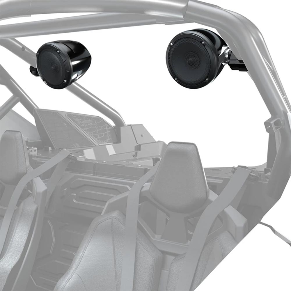 Polaris Rear Speaker Pods by Rockford Fosgate (RZR) – Audio & GPS Polaris Rear Speaker Pods by Rockford Fosgate (RZR)