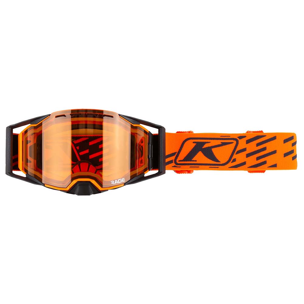 Klim Rage Goggle Fragment Strike Orange Persimmon – Skoterglasögon Klim Rage Goggle Fragment Strike Orange Persimmon