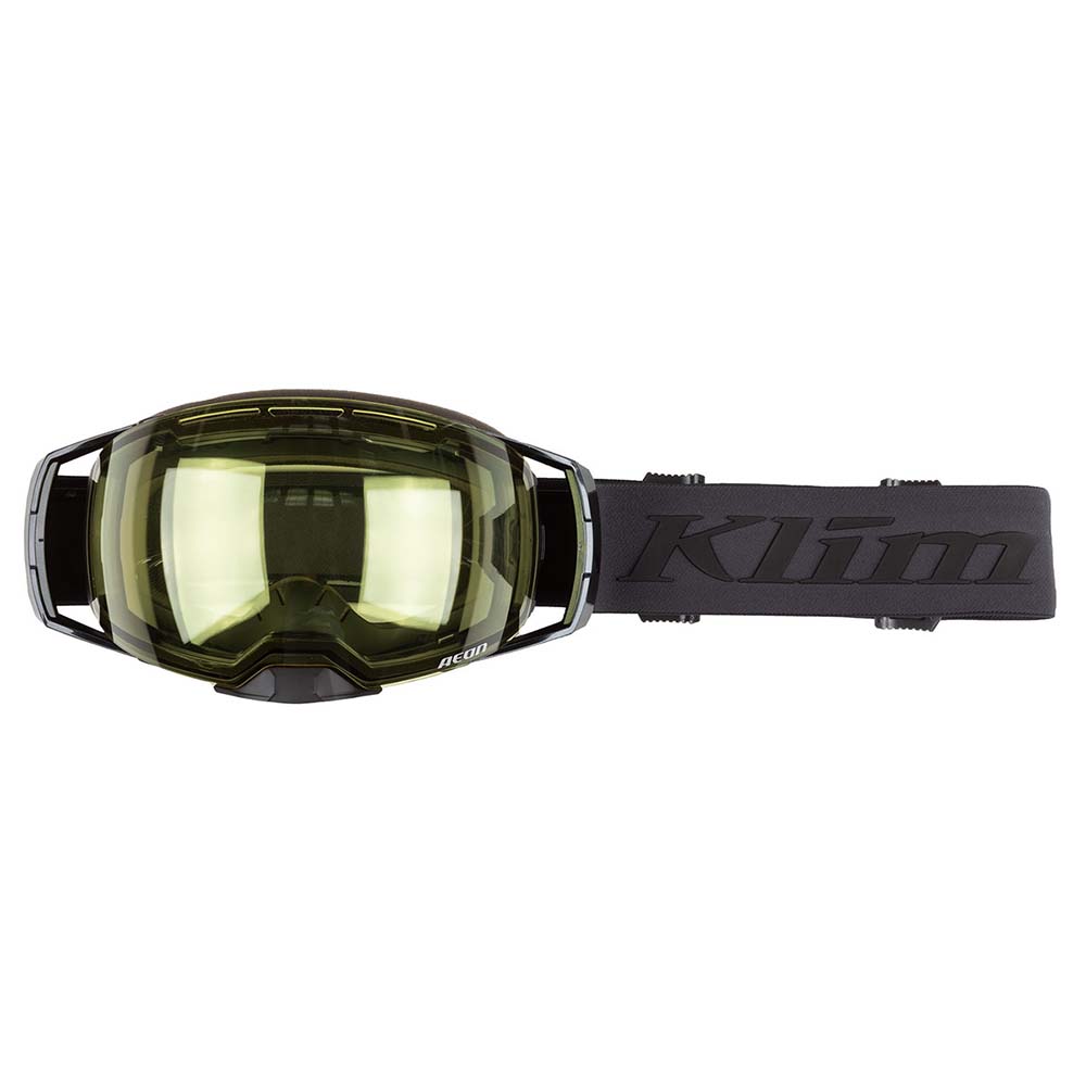 Klim Aeon Goggle Tech Asphalt/Light Yellow Tint – Skoterglasögon Klim Aeon Goggle Tech Asphalt/Light Yellow Tint