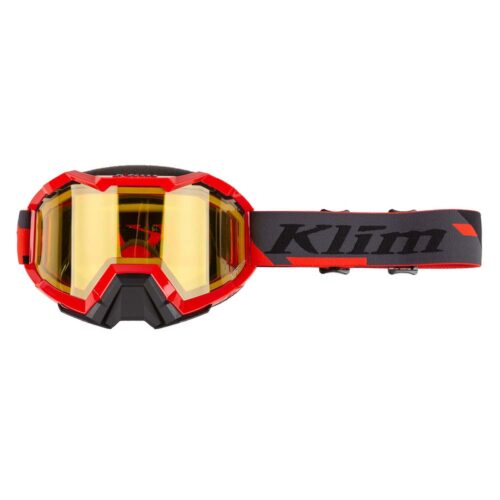 Klim Viper Snow Goggle Raid Fiery Red/Yellow Tint