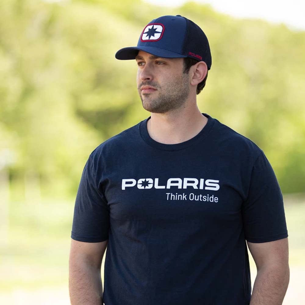 Polaris Ellipse Patch Trucker Hat Blue – Kepsar Polaris Ellipse Patch Trucker Hat Blue - Bild 2