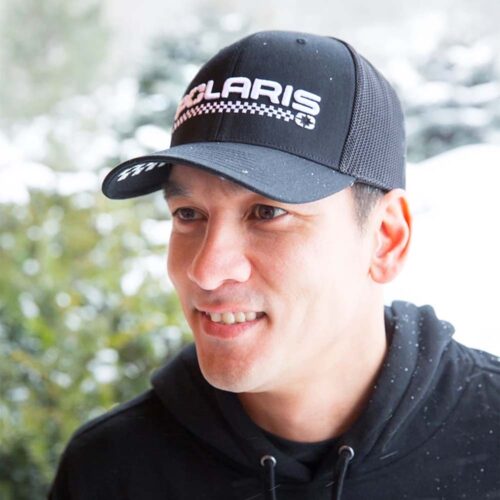 Alternative view of Polaris Checkered Truck Cap Black