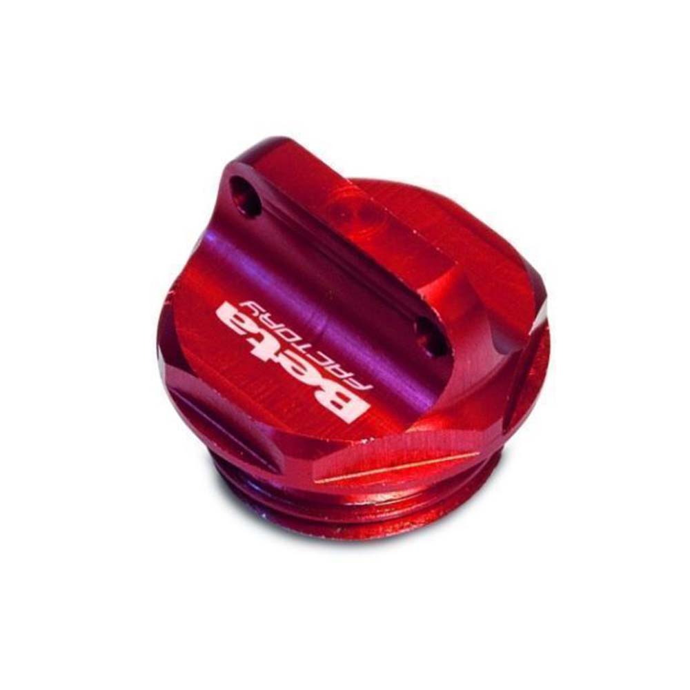 Beta RED ANODIZED ALUMINUM ENGINE OIL CAP – Factory Parts Beta RED ANODIZED ALUMINUM ENGINE OIL CAP