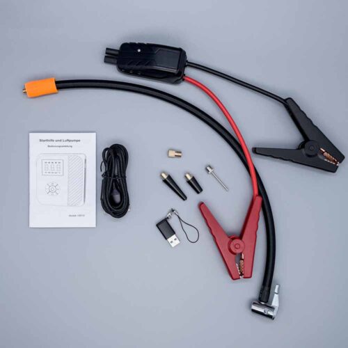 Alternative view of Hyper Power Station 14000 with Jump starter & Air Pump