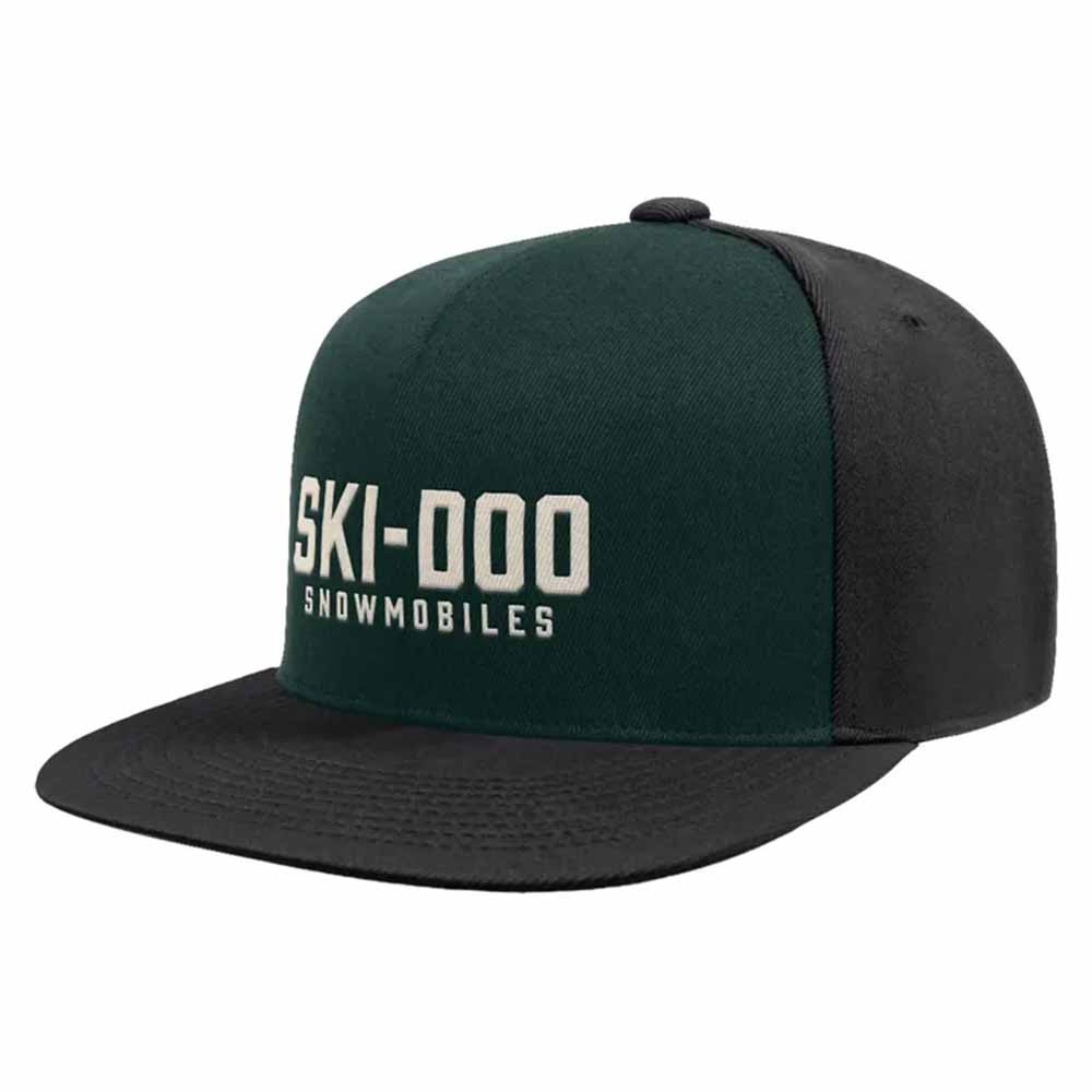 Ski-Doo Flat Brim Green – Kepsar Ski-Doo Flat Brim Green