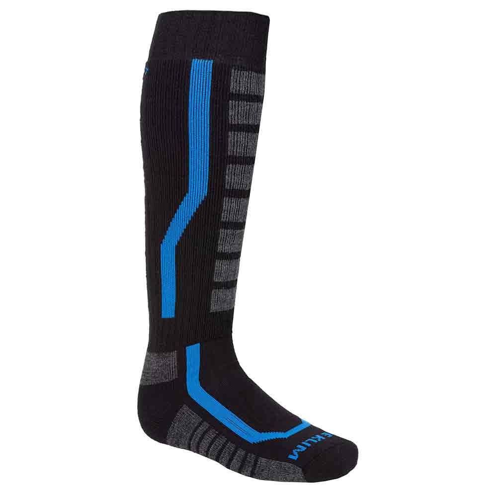 Klim Aggressor Sock 2.0 Black/Electric Blue Lemonade – Strumpor Klim Aggressor Sock 2.0 Black/Electric Blue Lemonade