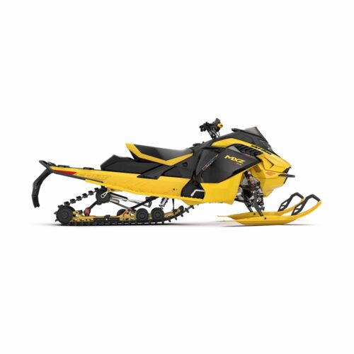 Alternative view of Ski-Doo MXZ X-RS with Competition Pkg 600R E-TEC 1.6" 41mm Cobra Neo Yellow 2025