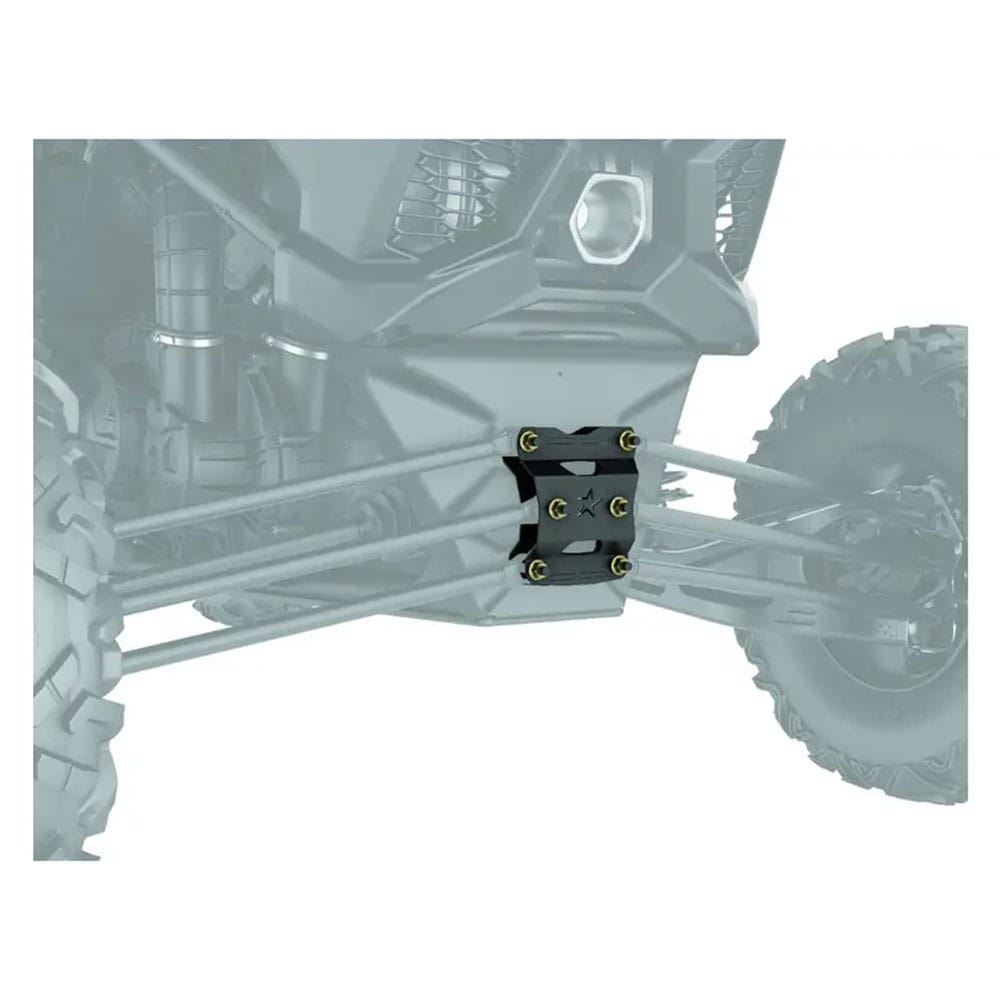Lonestar Racing Heavy-Duty Rear Boxed Radius Rod Support Plate (Maverick, Maverick MAX 2021 & prior)