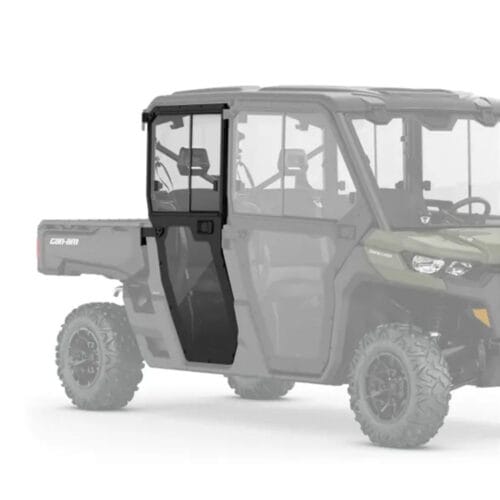 Can-Am Rear Clear Rigid Doors (Traxter G1 MAX 2022 & up (except X mr models), Traxter G2 MAX)