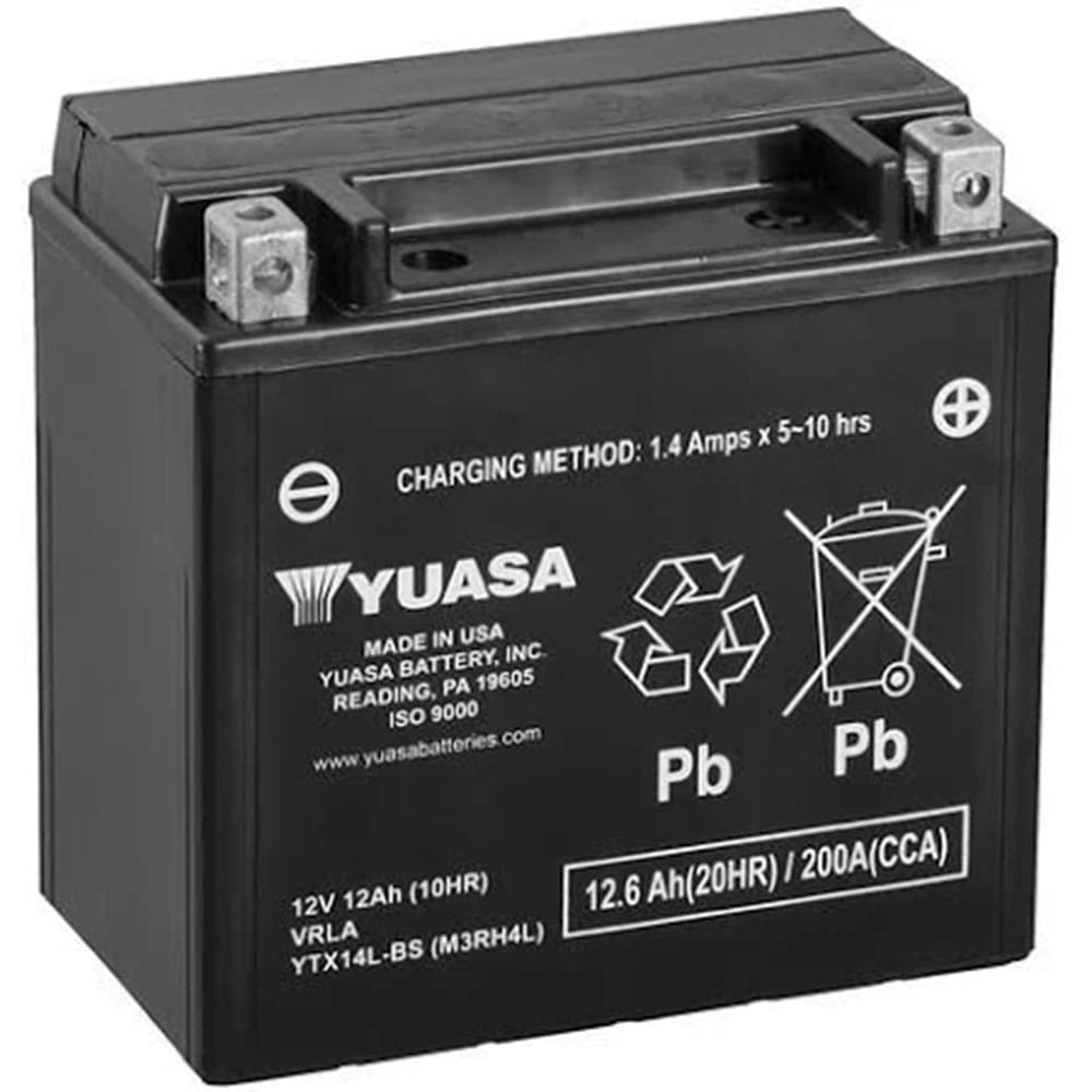 Yuasa Batteri Ytx14L-Bs (Cp) Inkl Syra – Reservdelar (mix) Yuasa Batteri Ytx14L-Bs (Cp) Inkl Syra