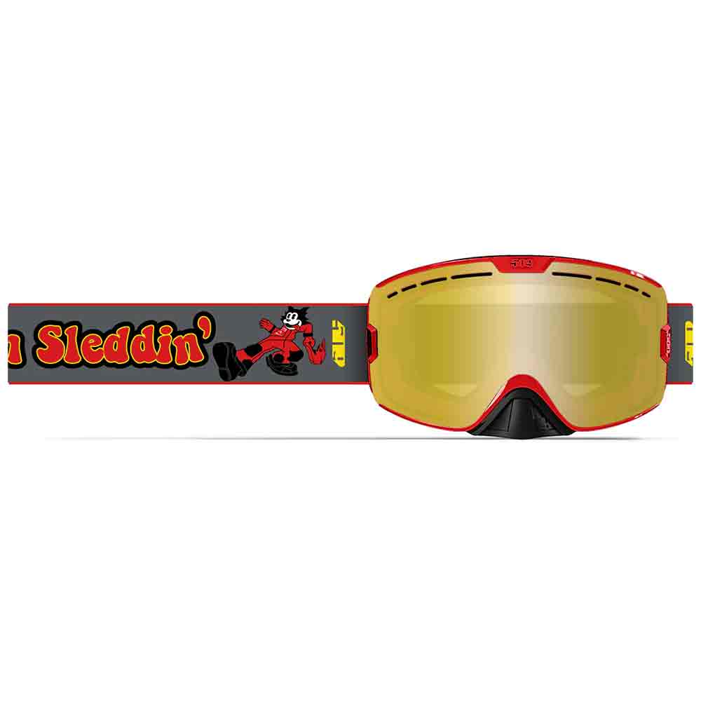 509 Kingpin Goggle LE Kit Keep On Sleddin/Hi-Vis Mirror Light Yellow – Skoterglasögon 509 Kingpin Goggle LE Kit Keep On Sleddin/Hi-Vis Mirror Light Yellow - Bild 2