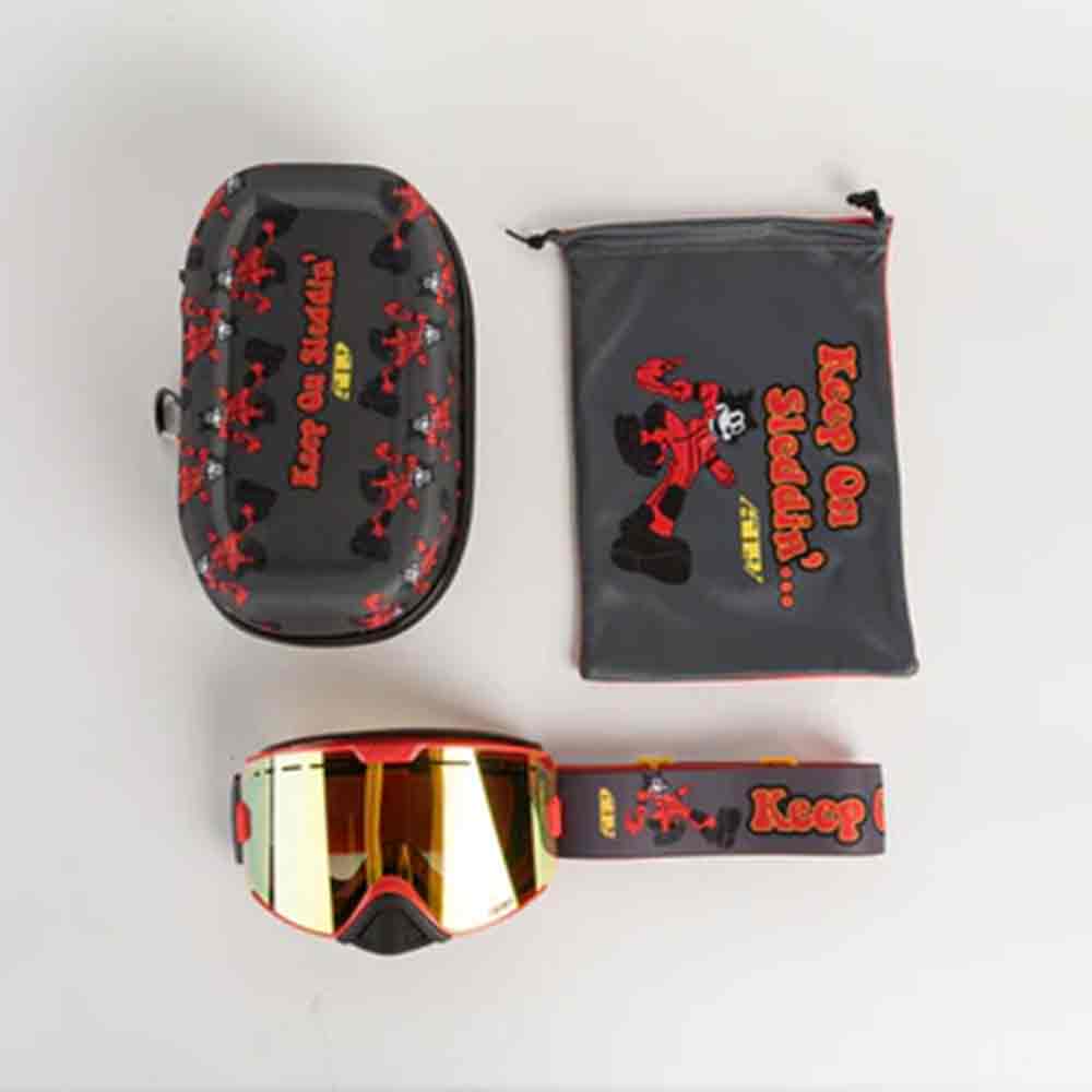 509 Kingpin Goggle LE Kit Keep On Sleddin/Hi-Vis Mirror Light Yellow – Skoterglasögon 509 Kingpin Goggle LE Kit Keep On Sleddin/Hi-Vis Mirror Light Yellow